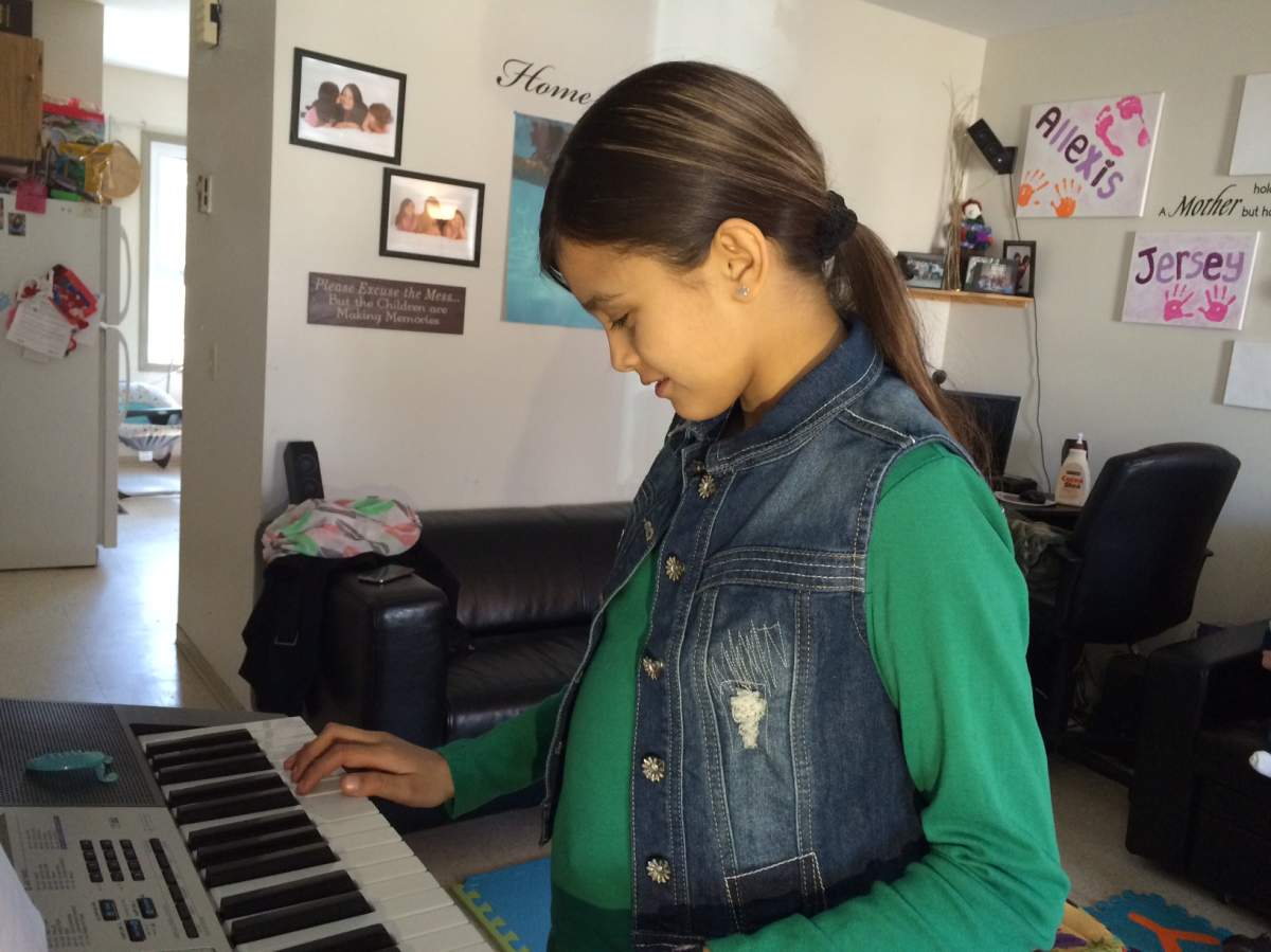 Allexis, 11, is waiting for liver transplant. 