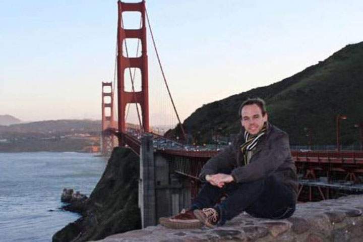 This is an undated image taken from Facebook of Germanwings co-pilot Andreas Lubitz in San Francisco California. (AP Photo)