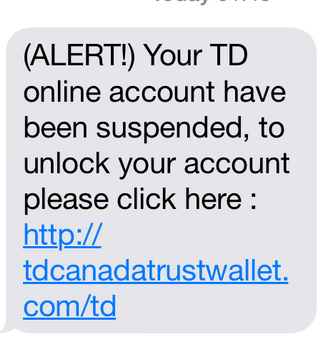 There have been many reports of people receiving texts from an unknown number asking the user to click on a link to deposit their income tax return. Do not click on the link. There is also another version of the text message, telling people they need to unlock their account: 
