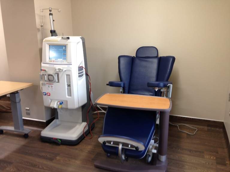 A dialysis station.