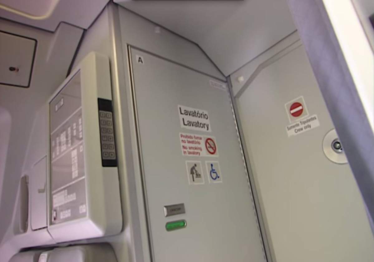 An image from an Airbus video shows the door and the keypad that is used to gain entry into the cockpit.