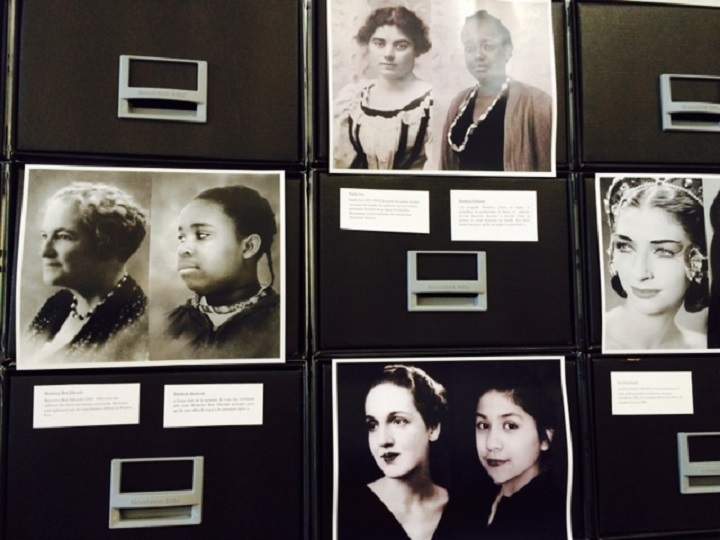 Barclay elementary students dress up as notable women leaders in a project for Girls Action Foundation.