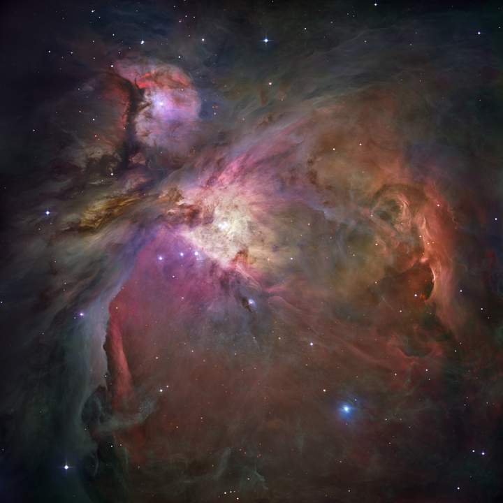 The Orion Nebula taken with the Hubble Space Telescope