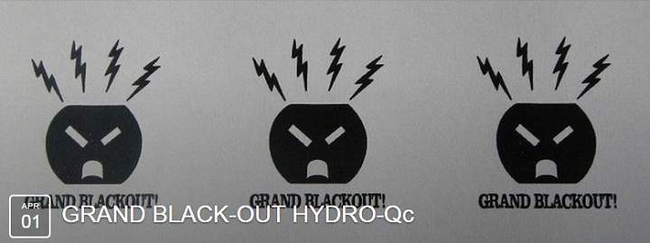 A unique protest against Hydro-Quebec rate hikes is planned for April 1, 2015.