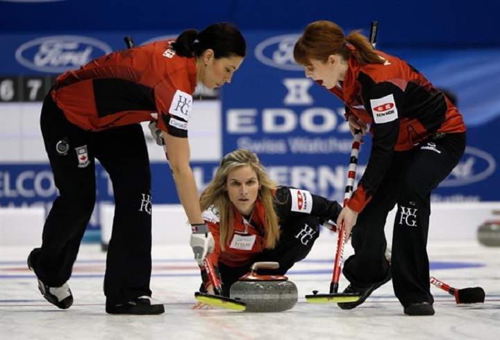 Jennifer Jones Jill Officer Dawn McEwen women's world curling championship