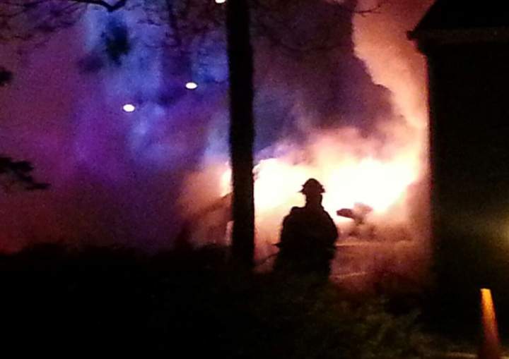 Kenaston Boulevard crash Winnipeg flaming car