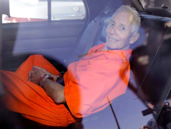 Robert Durst is transported from Orleans Parish Criminal District Court to the Orleans Parish Prison after his arraignment in New Orleans, Tuesday, March 17, 2015. 