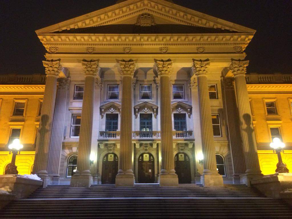 The Alberta Legislature on March 26, 2015.