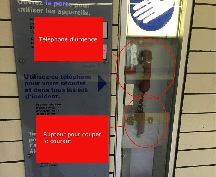 Wondering what to do in an emergency in a Montreal metro station?