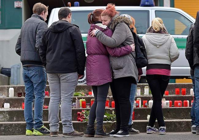 Heartbreaking images of family and friends of Germanwings 9525 victims - image