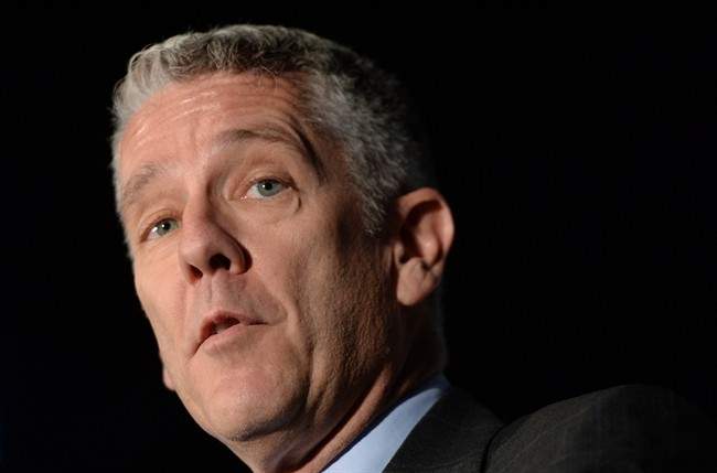 Jean-Pierre Blais, CRTC chairman, delivers a speech at a Canadian Club of Ottawa event at the Chateau Laurier in Ottawa on Thursday, March 12, 2015.