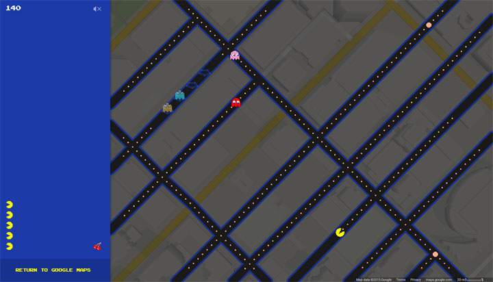 You can play ‘Pac-man’ in Google Maps right now - image