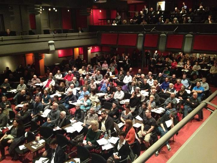 Dozens of residents turn out to pubic consultation meeting in St-Jean-sur-Richelieu in fight over protecting forests