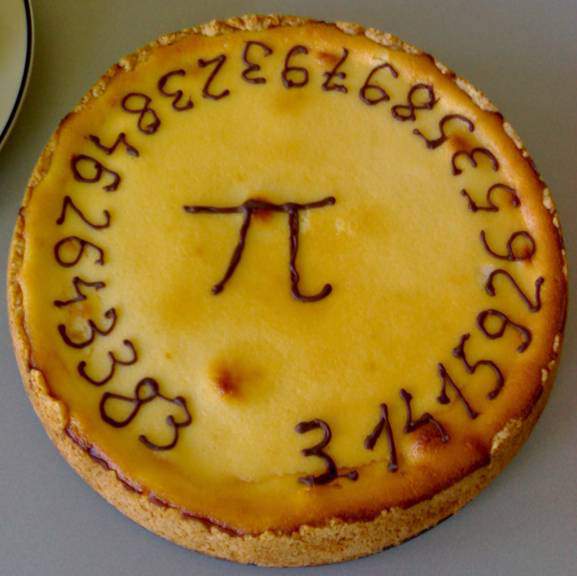 Mmmmm. Pie Day pie at Delft University of Technology in the Netherlands.