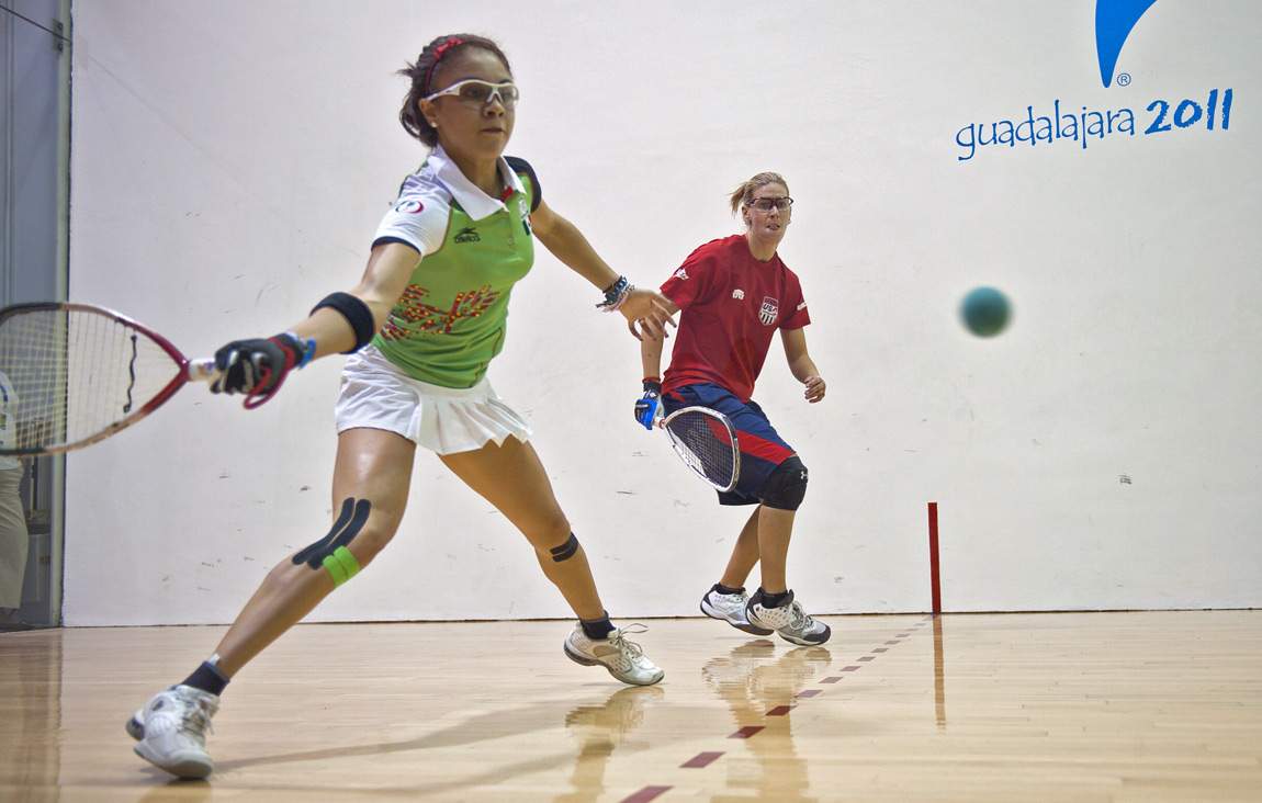 A racquetball match at the 2011 Pan Am Games
