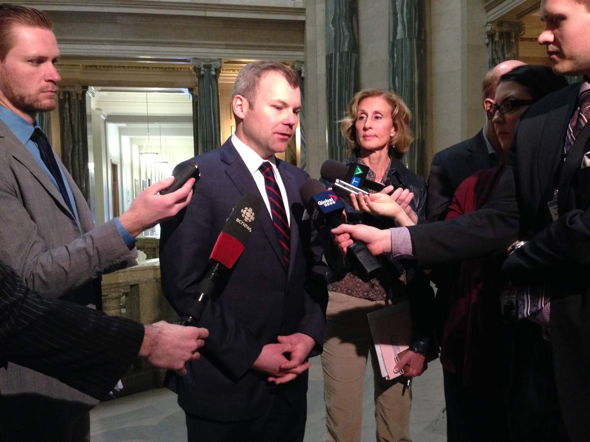 Premier Brad Wall made Dustin Duncan energy and resources minister in a cabinet shuffle Tuesday, but also gave him SaskTel duties.