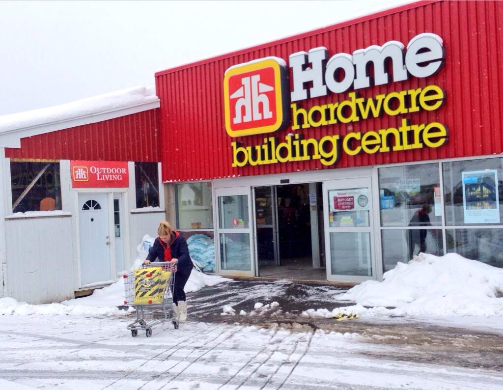 Carrie Ann Boyd managed to buy the last 6 bags of salt at this Lower Sackville store.