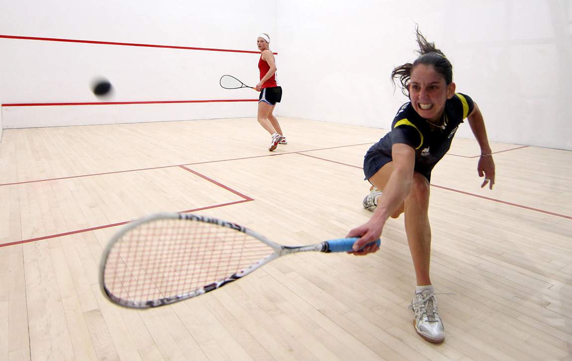 A squash match at the 2011 Pan Am Games