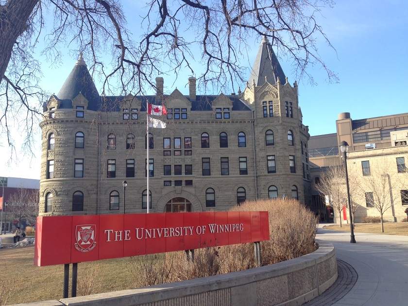 The University of Winnipeg Collegiate, located on the university campus. 