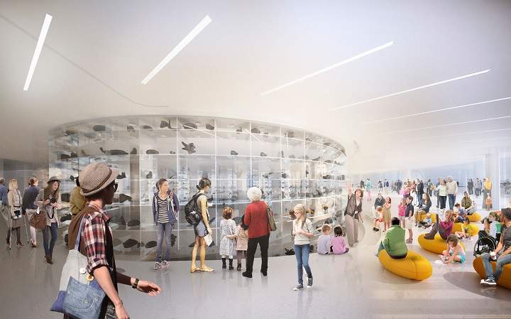 Artist impression of proposed Inuit art centre at the Winnipeg Art Gallery.
