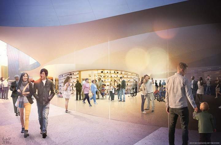 Artist impression of proposed Inuit art centre at Winnipeg Art Gallery.