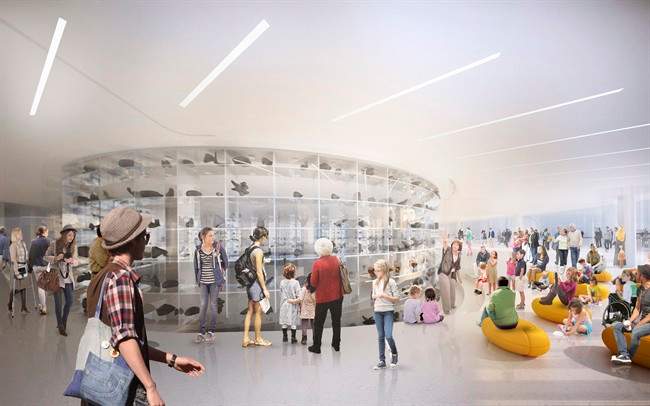 An artist's rendition of a planned Inuit Art Centre in Winnipeg is shown in a handout photo. Winnipeg's art gallery is trying to carve out space to house what's believed to be the world's largest collection of Inuit art - only a fraction of which is ever on display. 