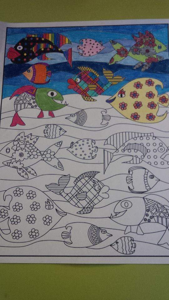 "I don't know why I like it, but I do. Maybe it's the beautiful and intricate pictures out there, maybe it's because I can easily colour with my kids because I'm not limited by my imagination."