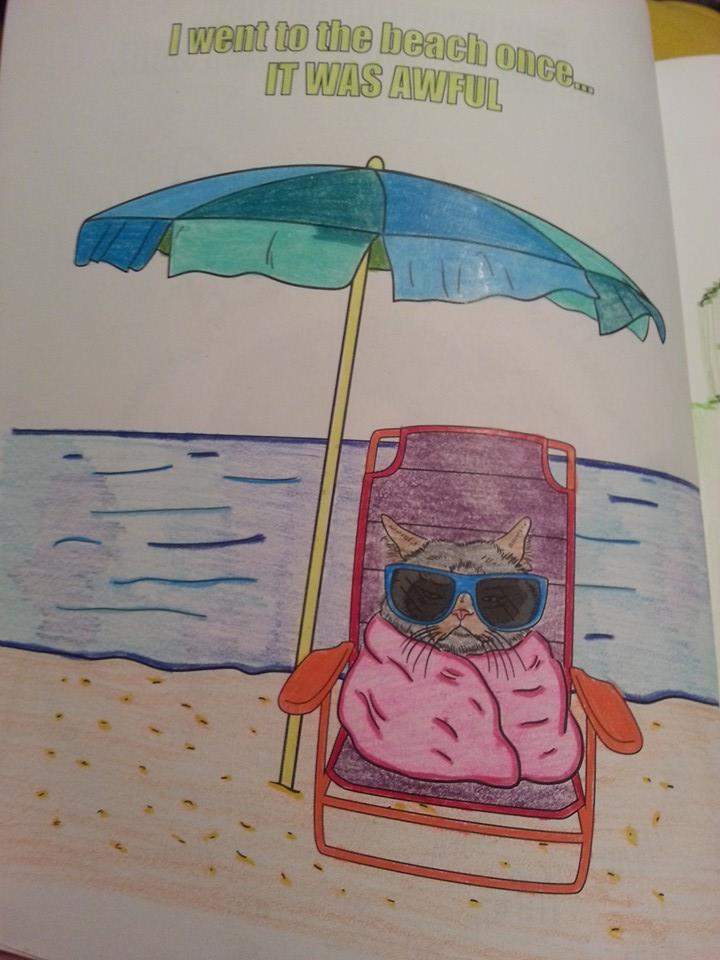 "Gotta love coloring books!"