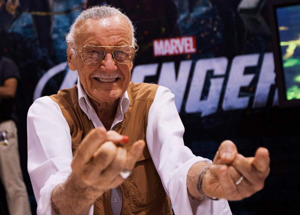 Comic book icon Stan Lee in Toronto in 2012.