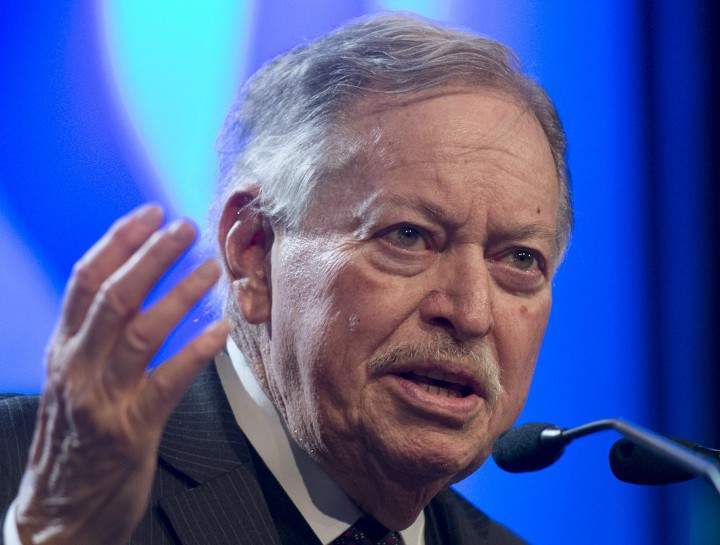 Former Quebec Premier Jacques Parizeau in Montreal, Saturday, March 2, 2013.