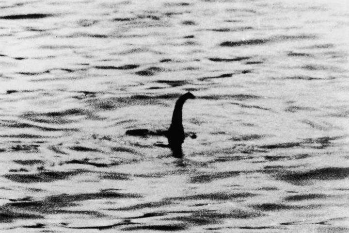 A view of the Loch Ness Monster, near Inverness, Scotland, April 19, 1934.