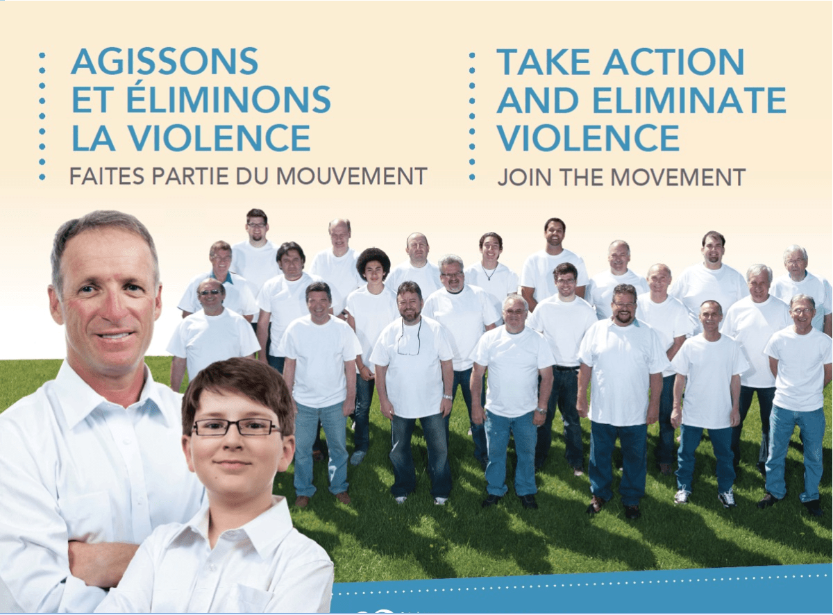 Billboards like this will be put up along side roads in the Shediac area of New Brunswick. It's part of a campaign to stop violence against women. 
