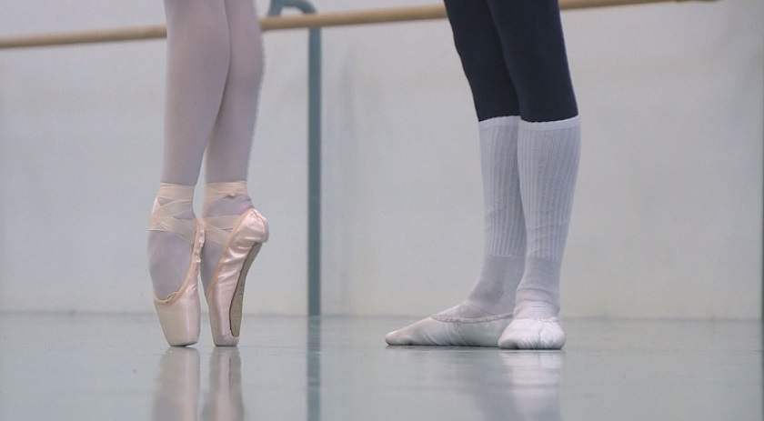 Dancers rehearse at the Royal Winnipeg Ballet.