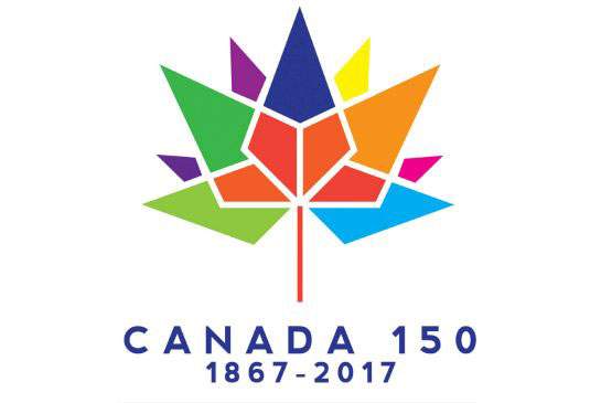 The winning entry for the controversial Canada 150 logo contest
