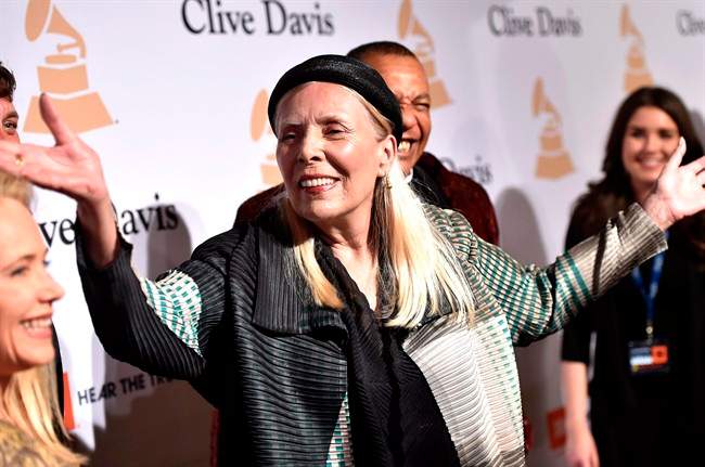 Joni Mitchell, pictured in February 2015.