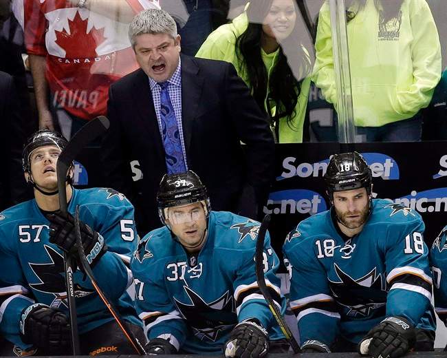 McLellan out after 7 years as coach of San Jose Sharks