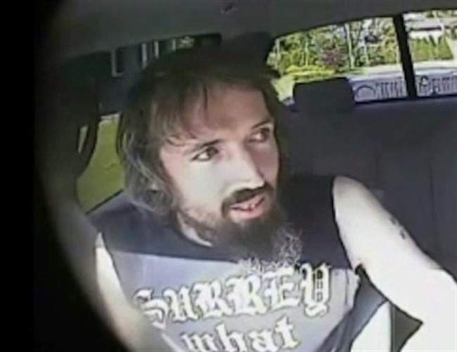 John Nuttall is shown in a still image taken from RCMP undercover video.
