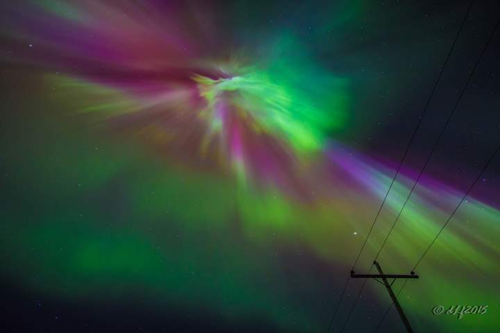 Taken April 9 around midnight near Gronlid, Sask.