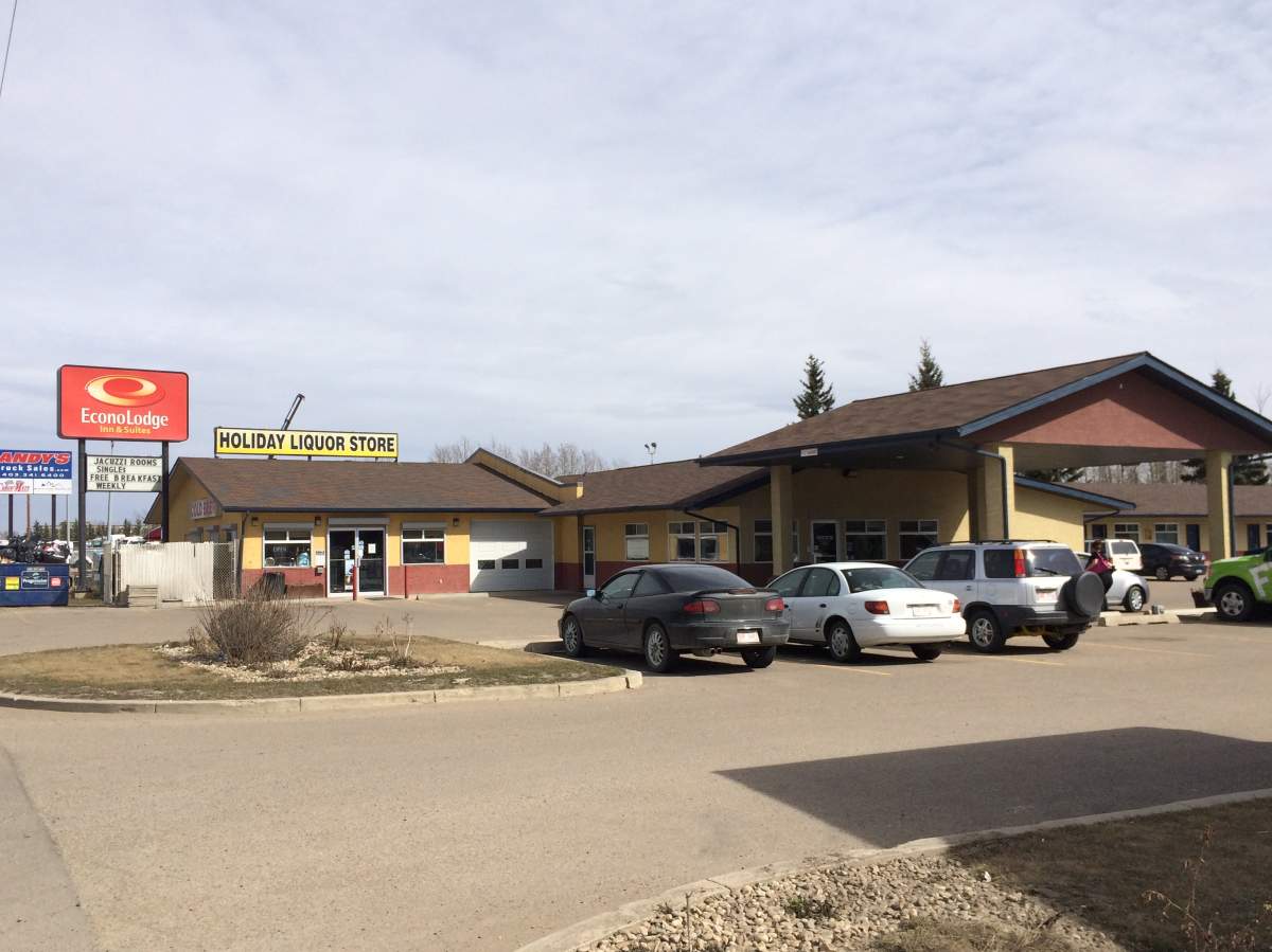 Police have charged a man and a woman with human trafficking, in connection with the alleged abuse of eight temporary foreign workers at an Econo Lodge on Gasoline Alley in Red Deer County. April 17, 2015.