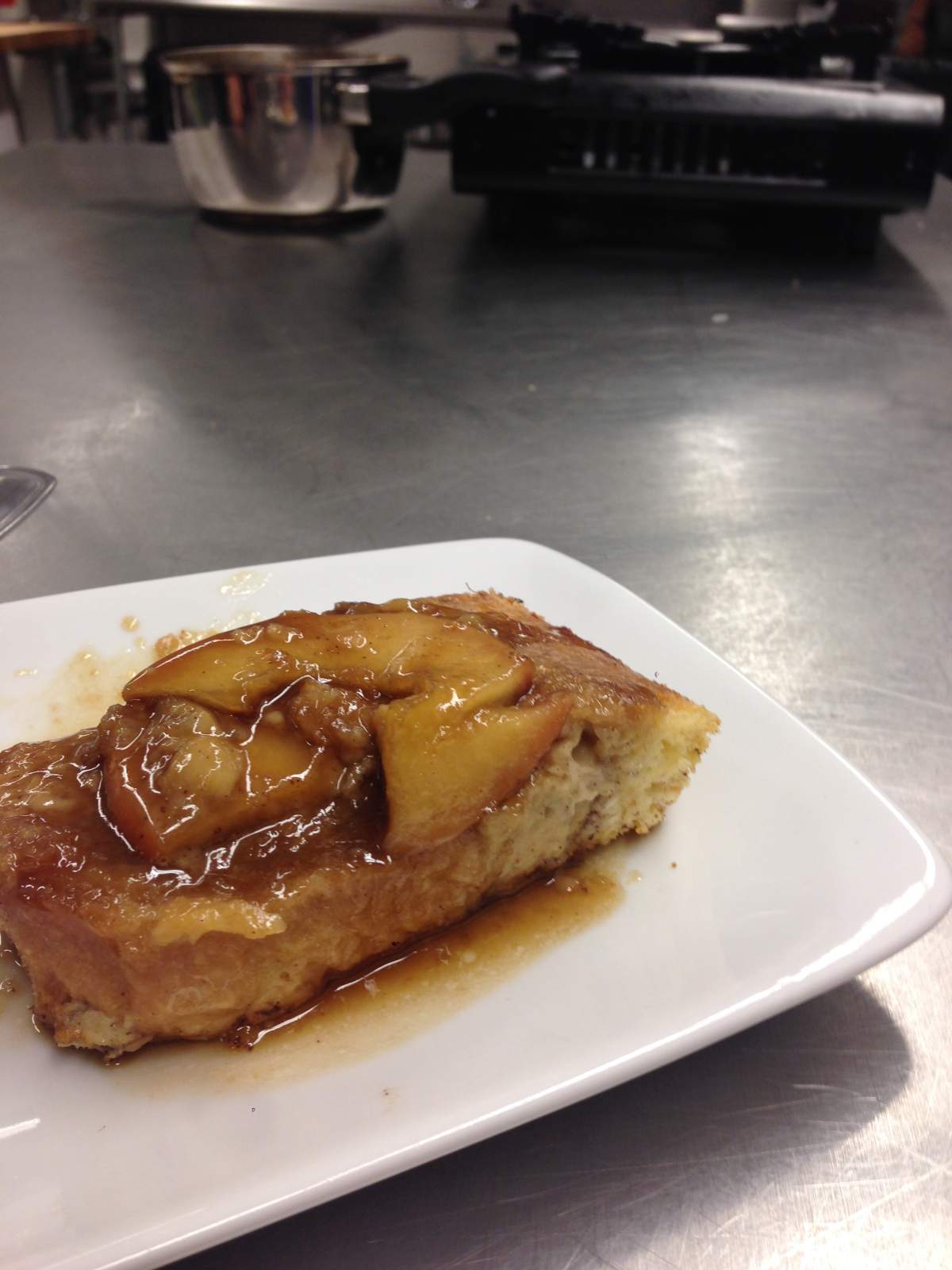 Chef Rob’s Apple Caramel Baked French Toast
