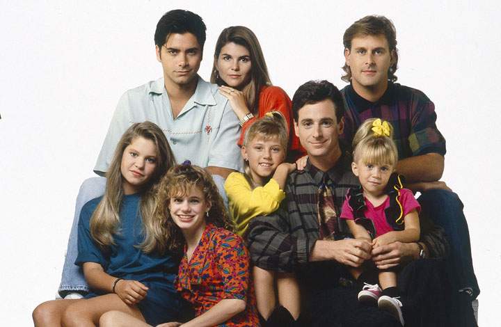 The cast of ‘Full House’ in an undated publicity photo.