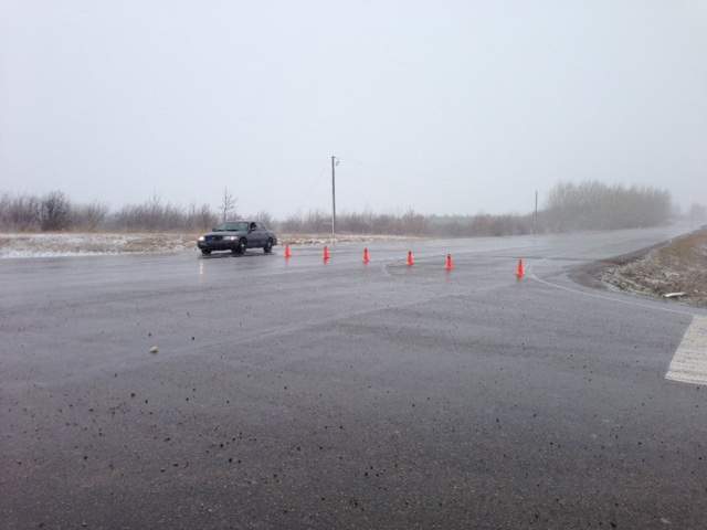 A man in his 40s was killed in a two-vehicle head-on collision, which shut down a section of Highway 627 in Parkland County on Wednesday morning.