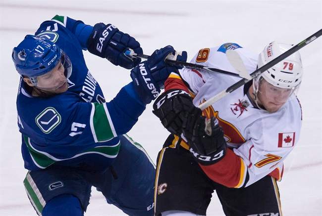 Flames Canucks