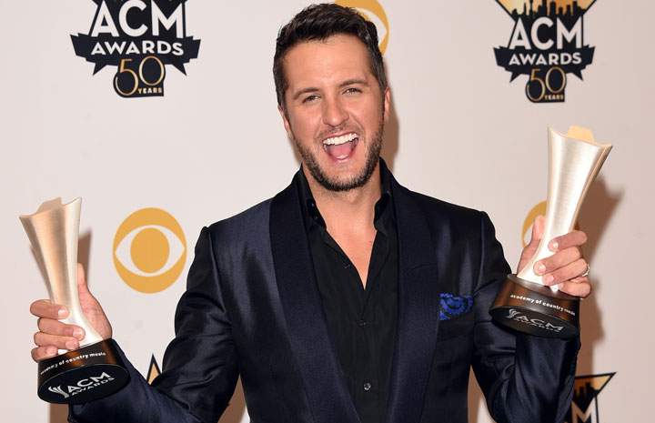 Luke Bryan, pictured on April 19, 2015.