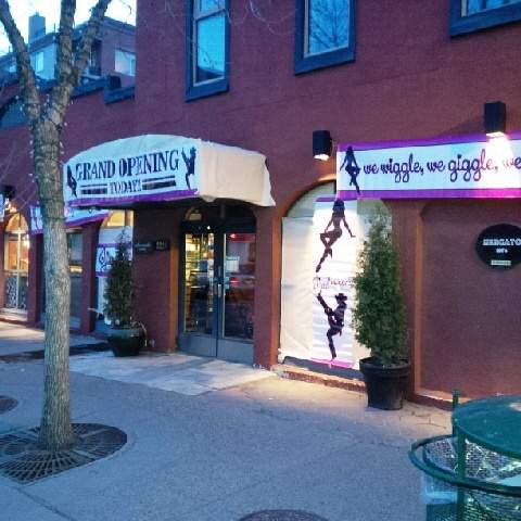 THE JOKE: Gourmet Italian eatery Mercato Restaurant in Mission turned into a strip club called Mr. Wiggles.THE TRUTH: It was actually the crew at neighbouring Purple Perk who pranked their pals at Mercato by altering the exterior of their restaurant.
