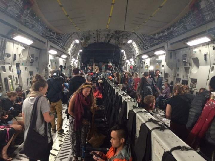 Plane carrying Canadians from Nepal arrives in India - image