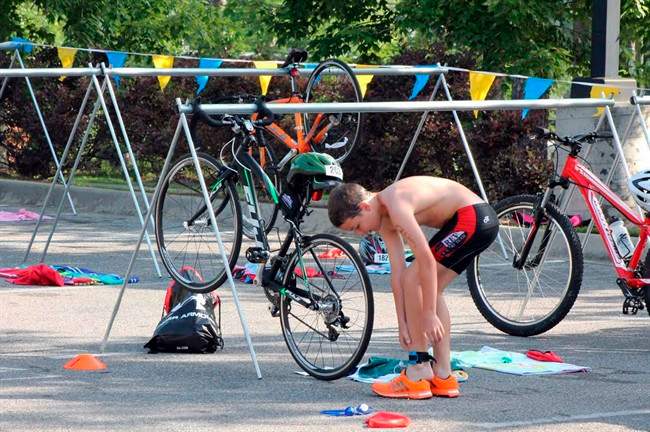 Kids' triathlons take off (grownups' triathlons do too)