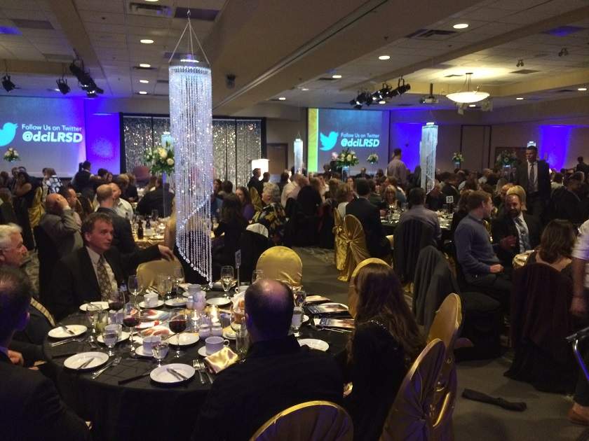 Festivities get underway for the second annual fundraiser gala for Dakota Collegiate's new Alumni Field.