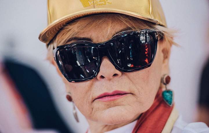 Roseanne Barr, pictured on April 18, 2015.