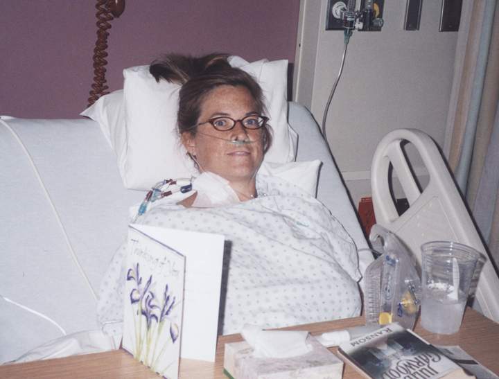 The start of the road to recovery after Sandy Rozecki underwent liver transplant surgery.